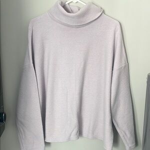 Cozy Lilac Women's Turtleneck Sweater